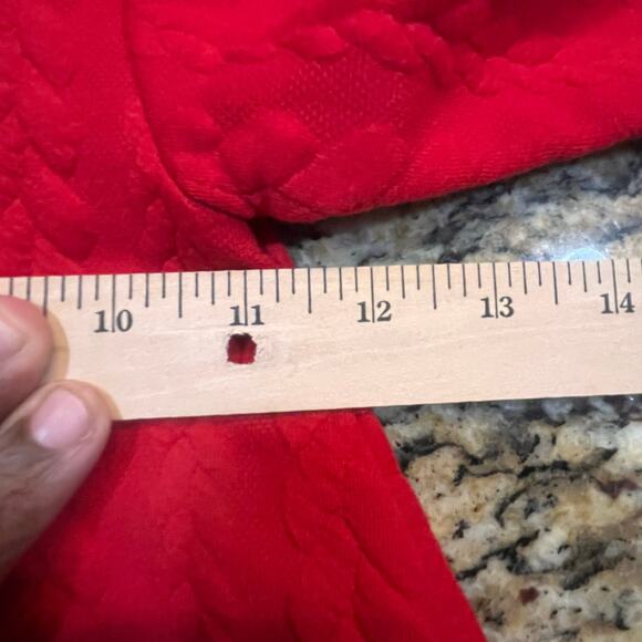 Blueberi Boulevard Girls 18 Month Red Jacket Bow Button Winter Christmas Party - Picture 3 of 6